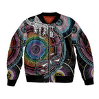 Sydney Pride Aboriginal Sleeve Zip Bomber Jacket Free To Be
