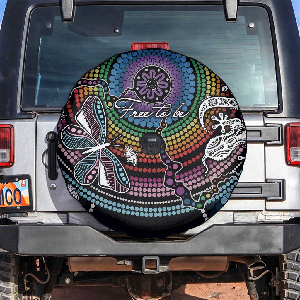 Sydney Pride Aboriginal Spare Tire Cover Free To Be