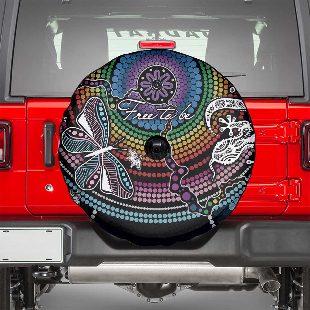 Sydney Pride Aboriginal Spare Tire Cover Free To Be