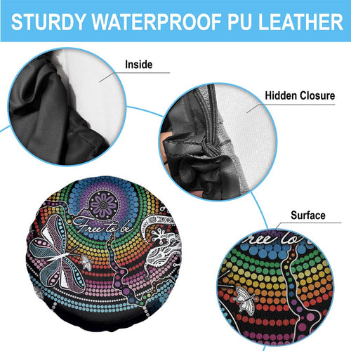 Sydney Pride Aboriginal Spare Tire Cover Free To Be