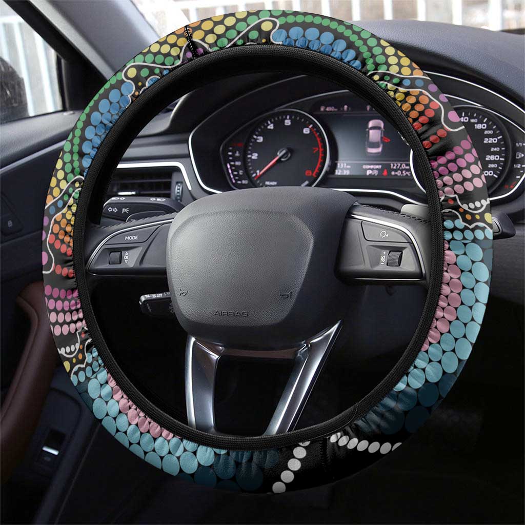 Sydney Pride Aboriginal Steering Wheel Cover Free To Be
