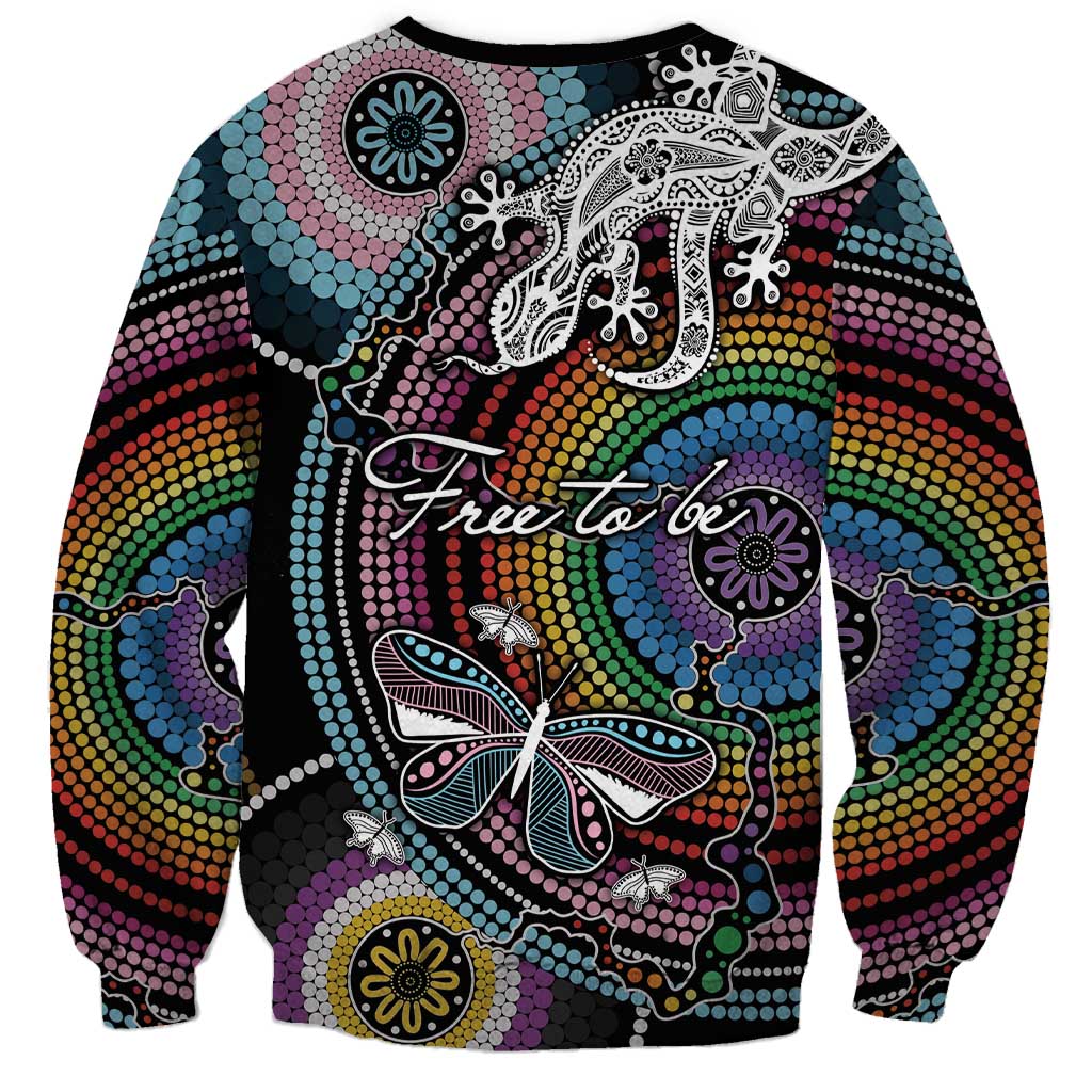 Sydney Pride Aboriginal Sweatshirt Free To Be