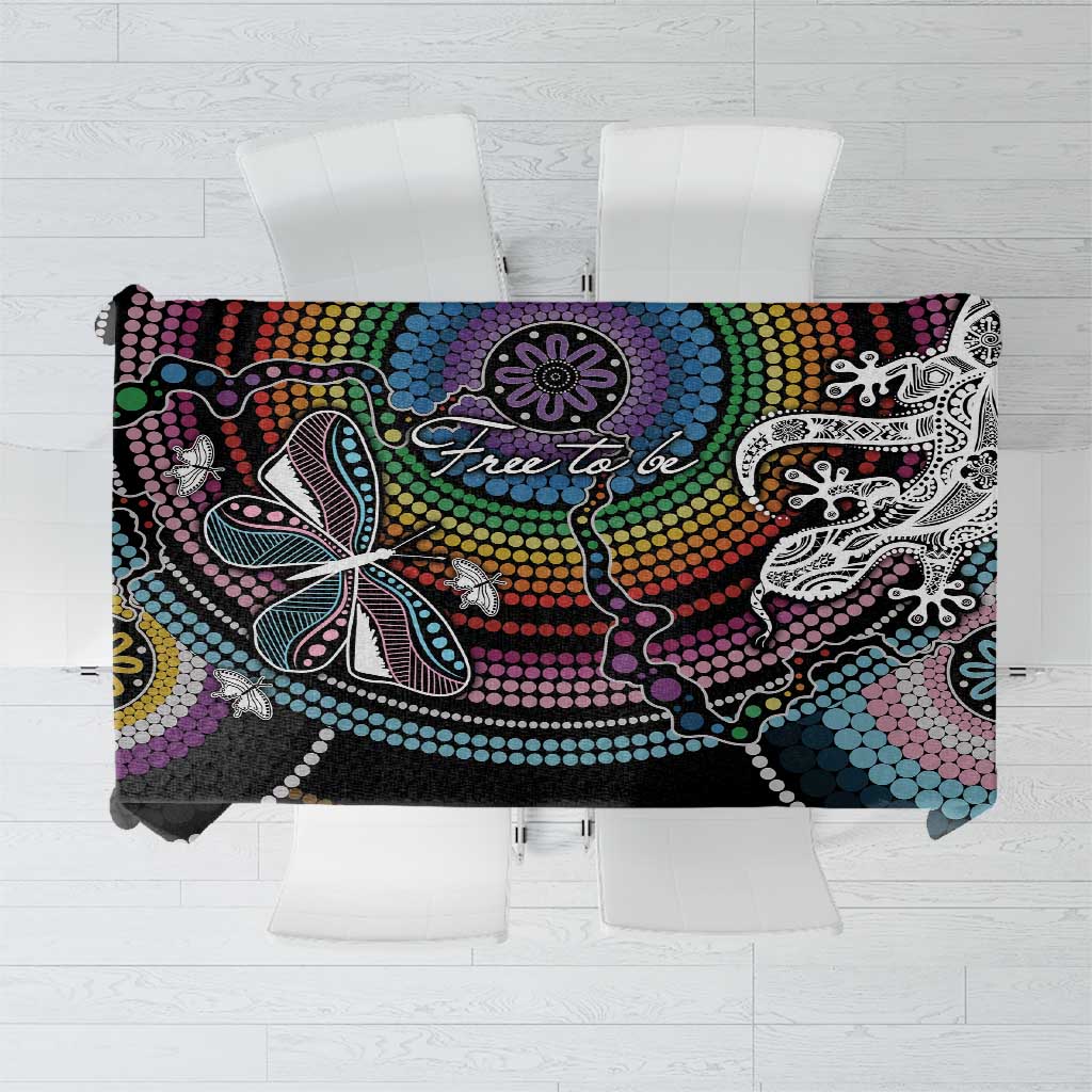 Sydney Pride Aboriginal Tablecloth Free To Be
