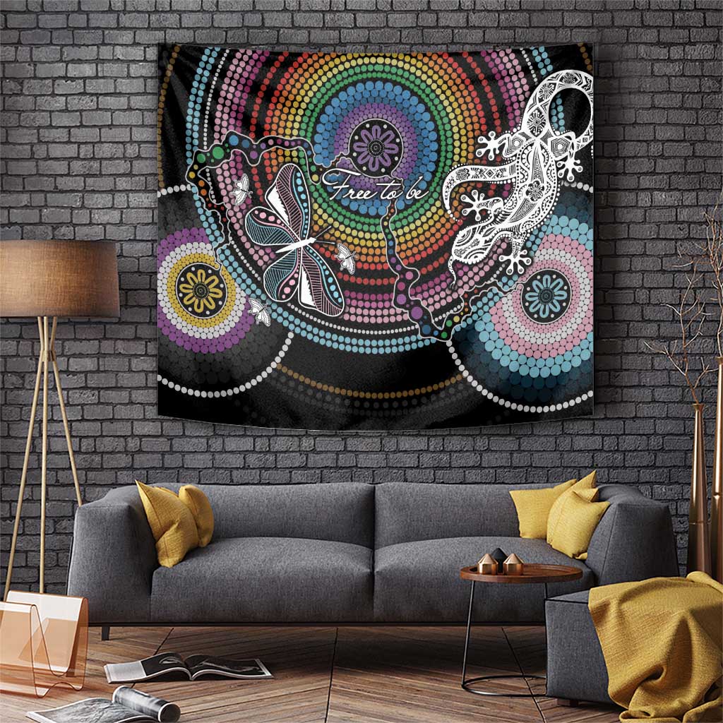 Sydney Pride Aboriginal Tapestry Free To Be