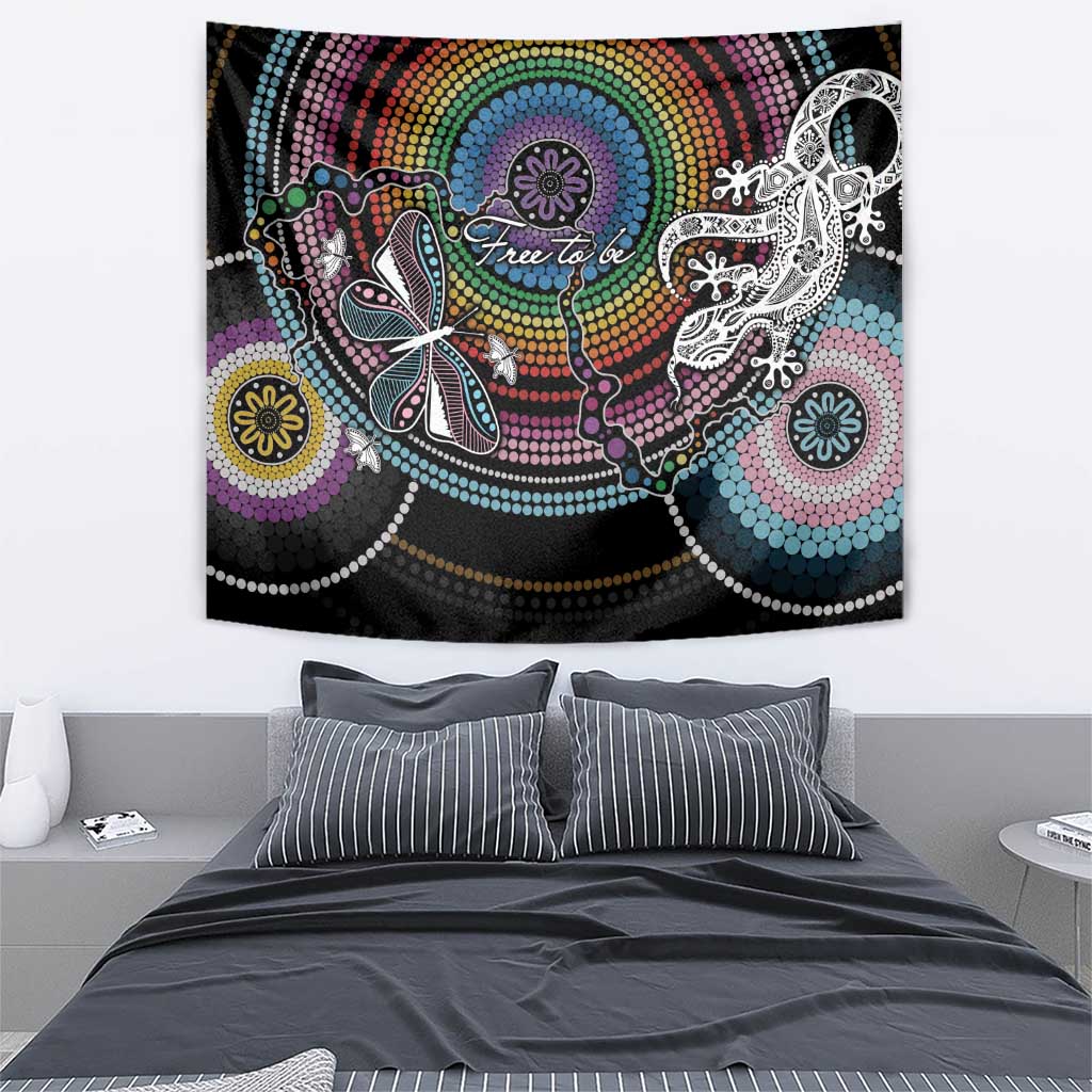 Sydney Pride Aboriginal Tapestry Free To Be