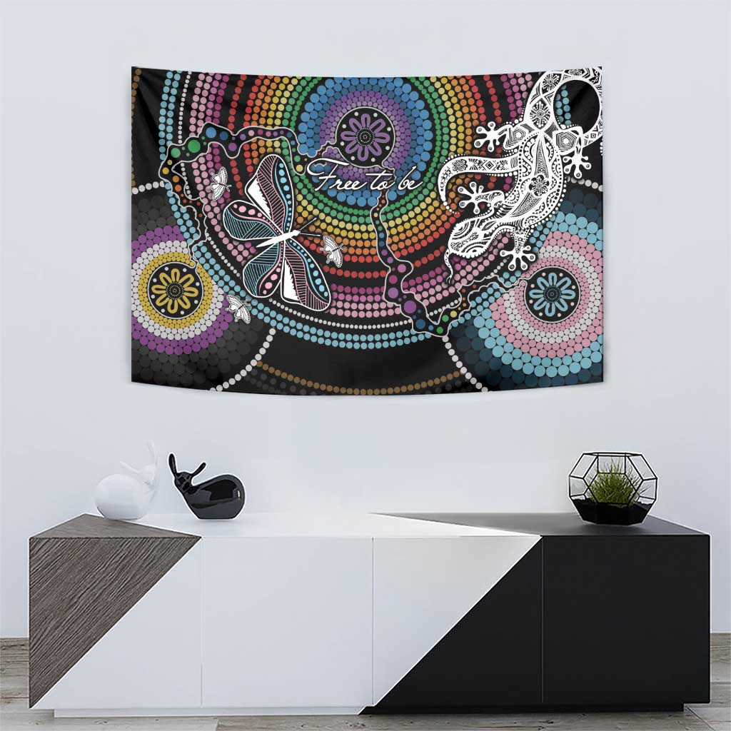 Sydney Pride Aboriginal Tapestry Free To Be