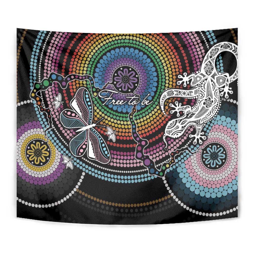 Sydney Pride Aboriginal Tapestry Free To Be