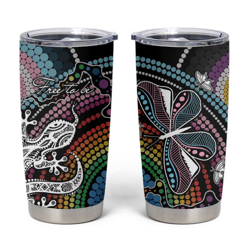 Sydney Pride Aboriginal Tumbler Cup Free To Be