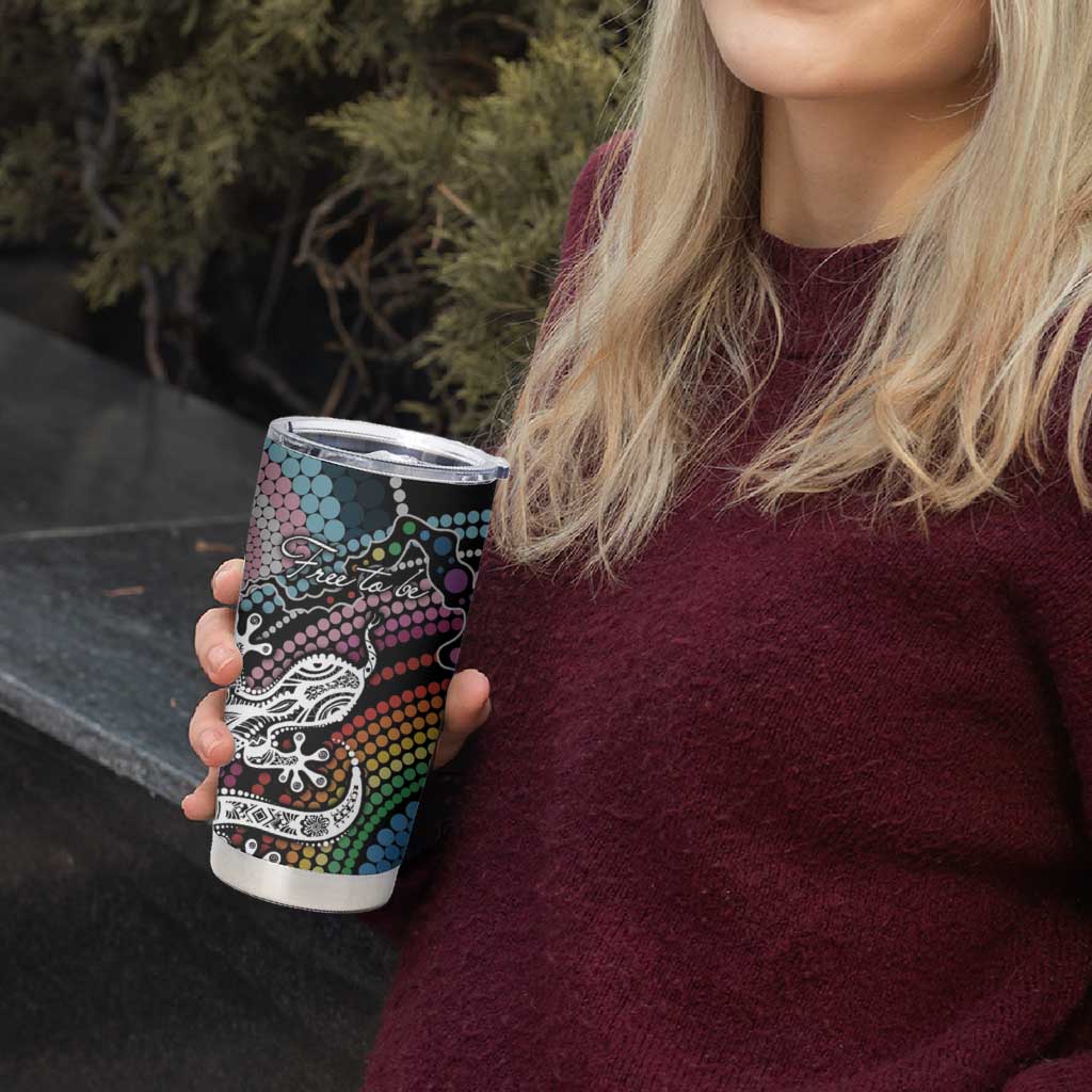Sydney Pride Aboriginal Tumbler Cup Free To Be