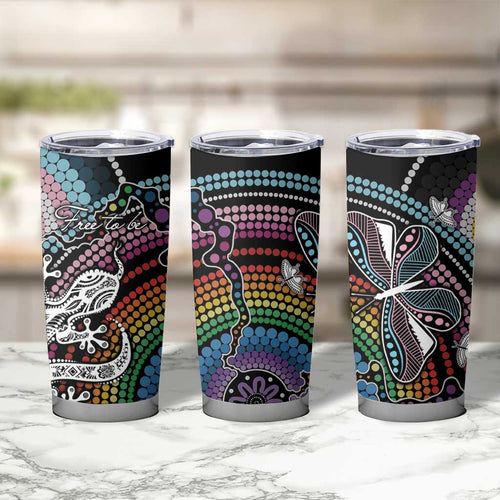 Sydney Pride Aboriginal Tumbler Cup Free To Be