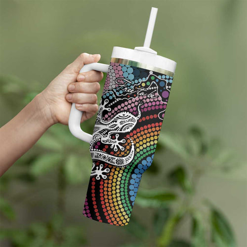 Sydney Pride Aboriginal Tumbler With Handle Free To Be