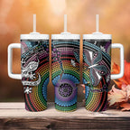 Sydney Pride Aboriginal Tumbler With Handle Free To Be