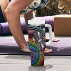 Sydney Pride Aboriginal Tumbler With Handle Free To Be