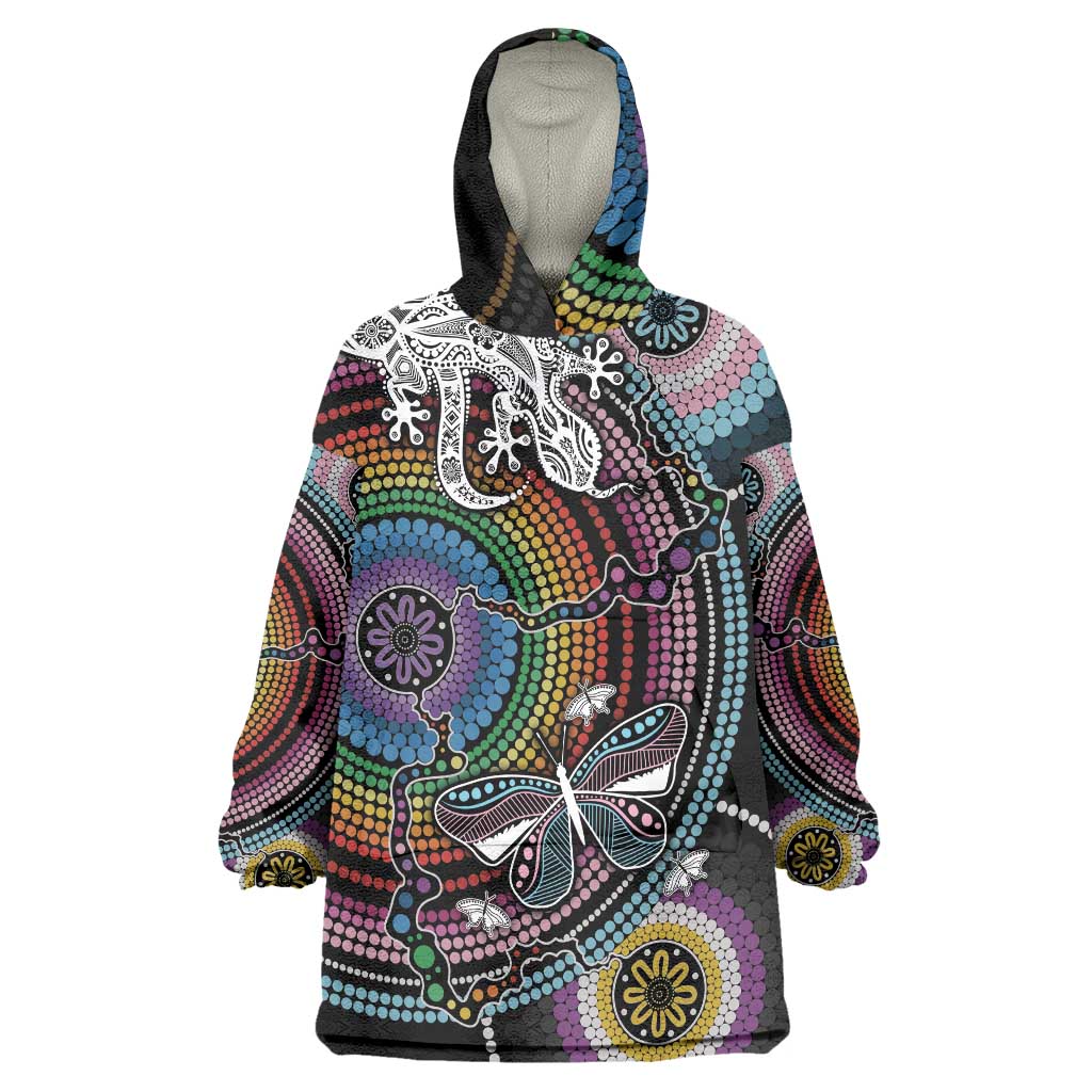 Sydney Pride Aboriginal Wearable Blanket Hoodie Free To Be