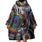 Sydney Pride Aboriginal Wearable Blanket Hoodie Free To Be
