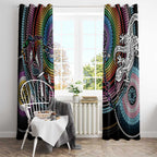 Sydney Pride Aboriginal Window Curtain Free To Be