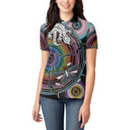 Sydney Pride Aboriginal Women Polo Shirt Free To Be