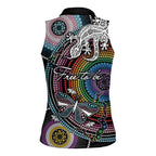 Sydney Pride Aboriginal Women Sleeveless Polo Shirt Free To Be