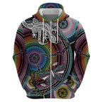 Sydney Pride Aboriginal Zip Hoodie Free To Be