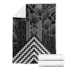 Aotearoa Taniko Pattern Blanket Poutama Mix Kowhai Flowers