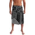 Aotearoa Taniko Pattern Lavalava Poutama Mix Kowhai Flowers