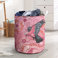 NAIDOC Week Aussie Indigenous Laundry Basket Aboriginal Galah Bird Contemporary Art