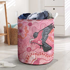 NAIDOC Week Aussie Indigenous Laundry Basket Aboriginal Galah Bird Contemporary Art