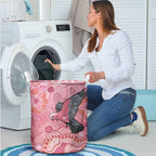 NAIDOC Week Aussie Indigenous Laundry Basket Aboriginal Galah Bird Contemporary Art