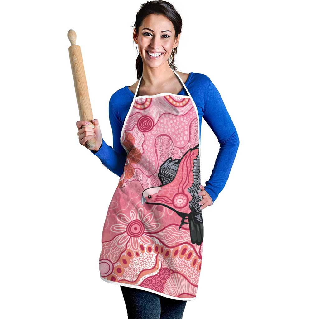 NAIDOC Week Aussie Indigenous Apron Aboriginal Galah Bird Contemporary Art