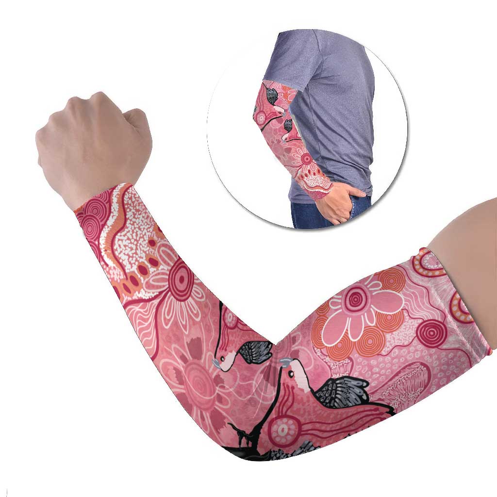 NAIDOC Week Aussie Indigenous Arm Sleeves Aboriginal Galah Bird Contemporary Art