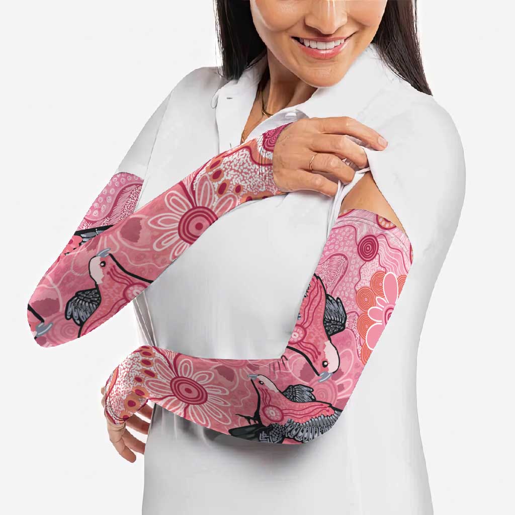NAIDOC Week Aussie Indigenous Arm Sleeves Aboriginal Galah Bird Contemporary Art