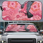 NAIDOC Week Aussie Indigenous Auto Sun Shade Aboriginal Galah Bird Contemporary Art