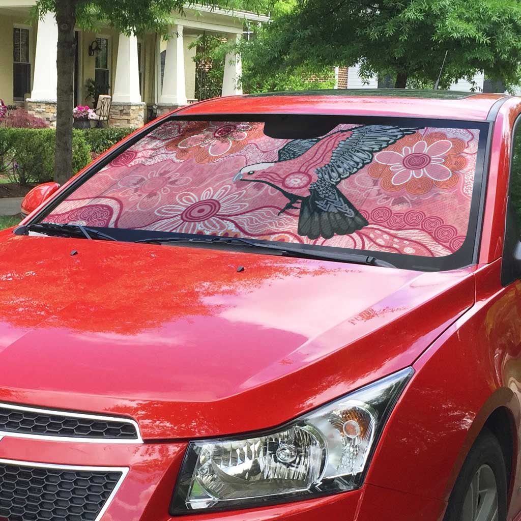 NAIDOC Week Aussie Indigenous Auto Sun Shade Aboriginal Galah Bird Contemporary Art
