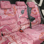 NAIDOC Week Aussie Indigenous Back Car Seat Cover Aboriginal Galah Bird Contemporary Art