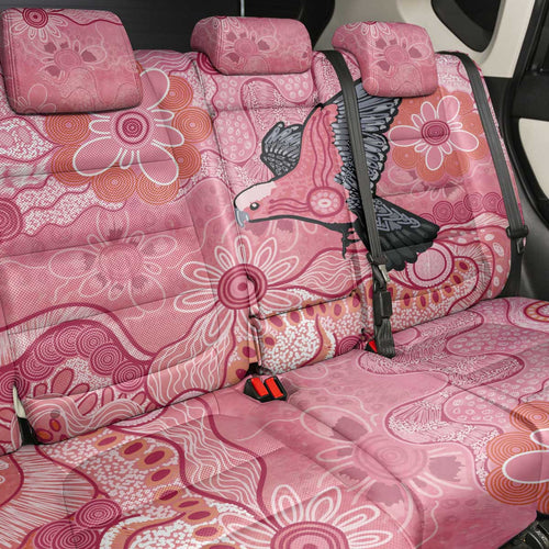 NAIDOC Week Aussie Indigenous Back Car Seat Cover Aboriginal Galah Bird Contemporary Art