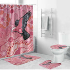 NAIDOC Week Aussie Indigenous Bathroom Set Aboriginal Galah Bird Contemporary Art