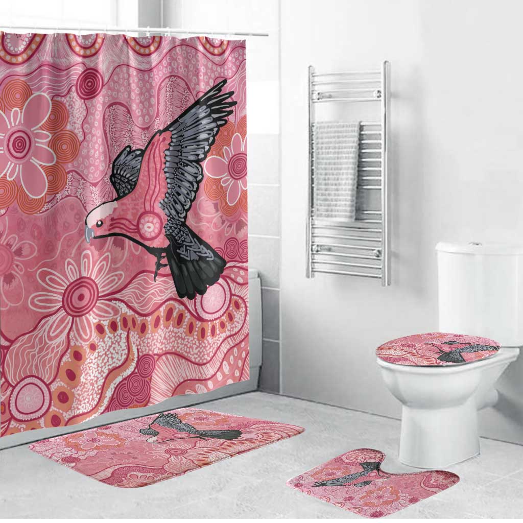 NAIDOC Week Aussie Indigenous Bathroom Set Aboriginal Galah Bird Contemporary Art