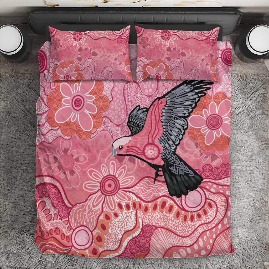 NAIDOC Week Aussie Indigenous Bedding Set Aboriginal Galah Bird Contemporary Art