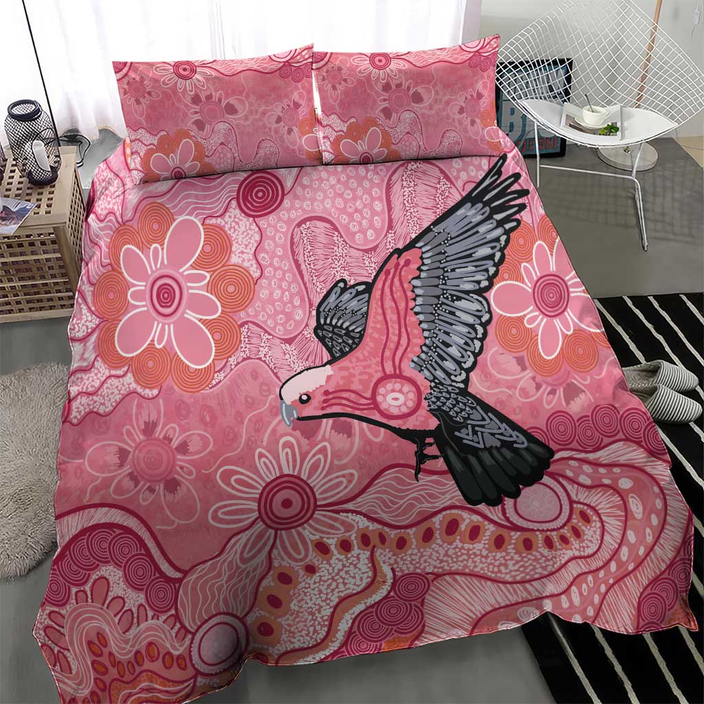 NAIDOC Week Aussie Indigenous Bedding Set Aboriginal Galah Bird Contemporary Art