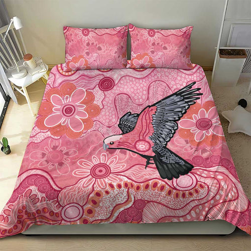 NAIDOC Week Aussie Indigenous Bedding Set Aboriginal Galah Bird Contemporary Art