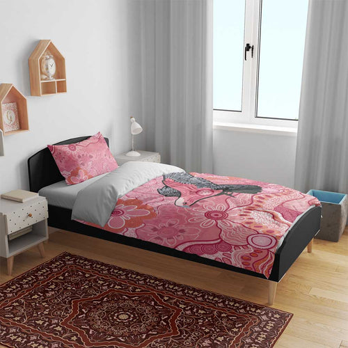 NAIDOC Week Aussie Indigenous Bedding Set Aboriginal Galah Bird Contemporary Art