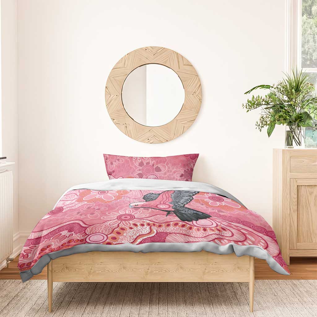 NAIDOC Week Aussie Indigenous Bedding Set Aboriginal Galah Bird Contemporary Art