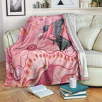 NAIDOC Week Aussie Indigenous Blanket Aboriginal Galah Bird Contemporary Art