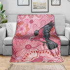 NAIDOC Week Aussie Indigenous Blanket Aboriginal Galah Bird Contemporary Art
