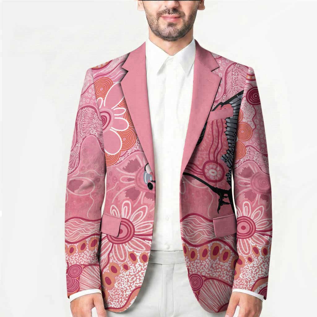 NAIDOC Week Aussie Indigenous Blazer Aboriginal Galah Bird Contemporary Art