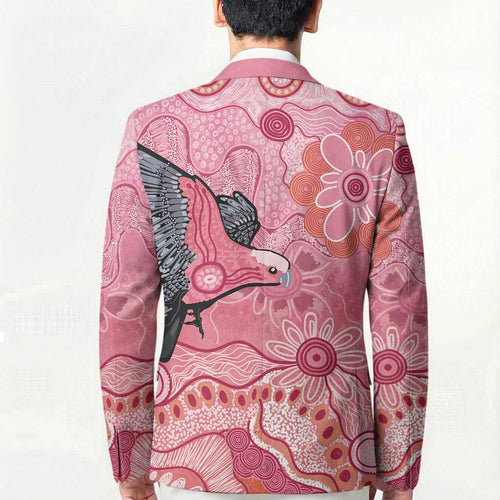 NAIDOC Week Aussie Indigenous Blazer Aboriginal Galah Bird Contemporary Art