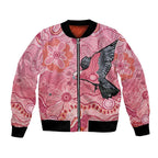 NAIDOC Week Aussie Indigenous Bomber Jacket Aboriginal Galah Bird Contemporary Art