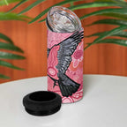NAIDOC Week Aussie Indigenous 4 in 1 Can Cooler Tumbler Aboriginal Galah Bird Contemporary Art