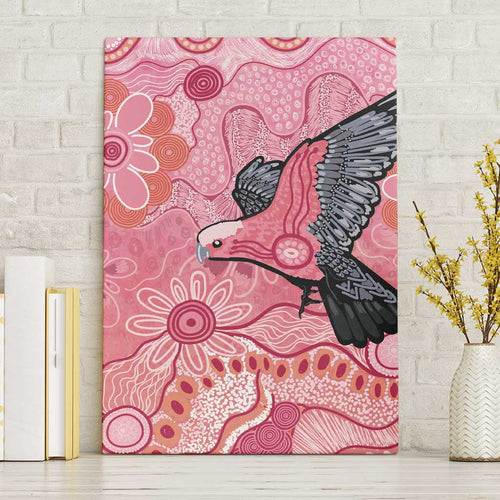 NAIDOC Week Aussie Indigenous Canvas Wall Art Aboriginal Galah Bird Contemporary Art