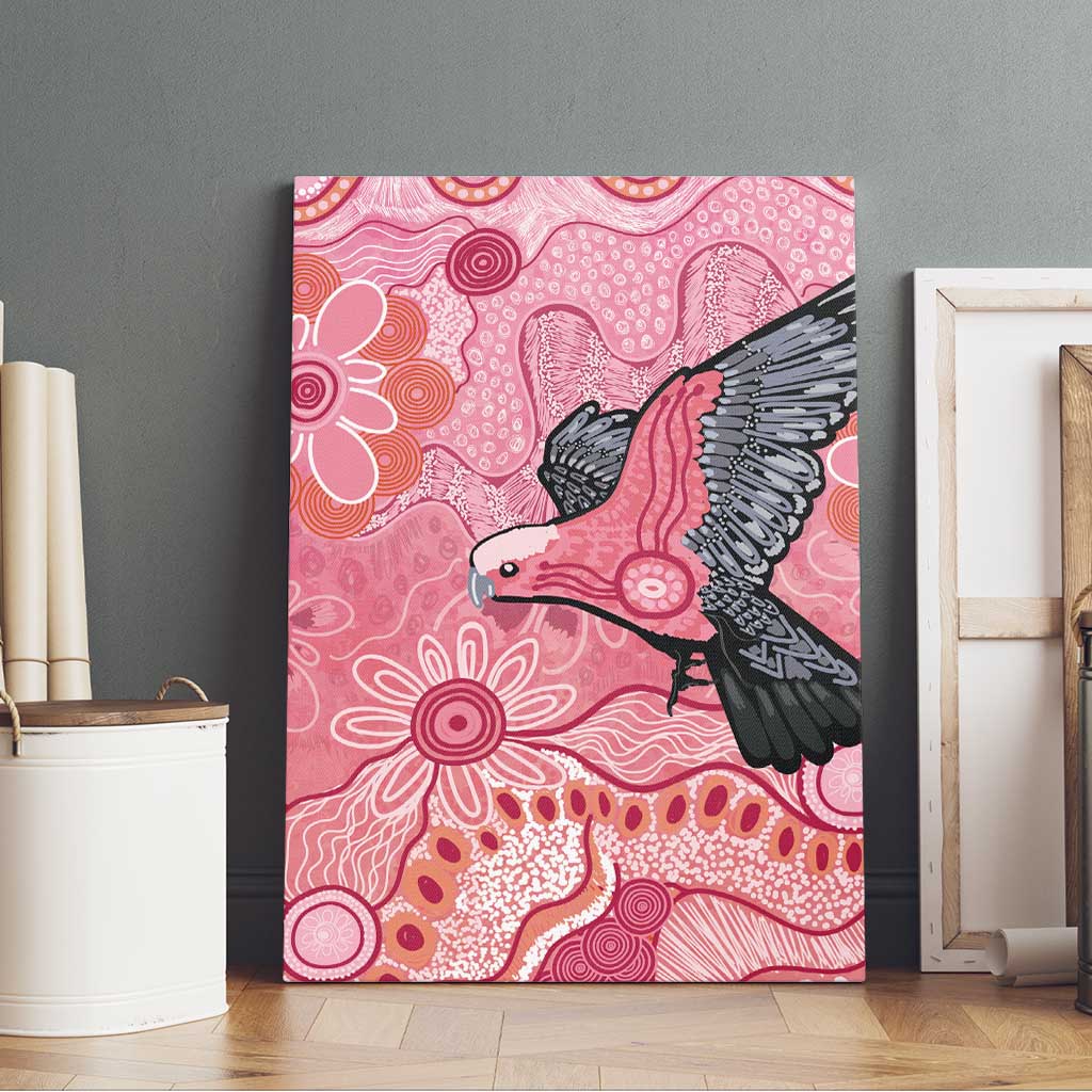 NAIDOC Week Aussie Indigenous Canvas Wall Art Aboriginal Galah Bird Contemporary Art
